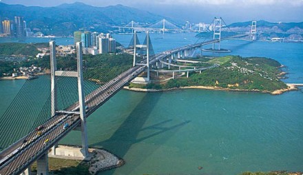 Hong Kong suspension bridges