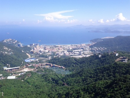 [View of OCT-East and Yantian from the summit